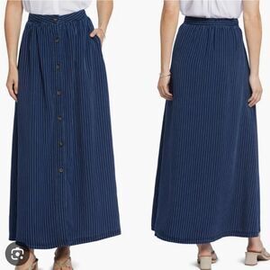 NYDJ STRIPE MIDI/MAXI SKIRT Coastal Bohemian